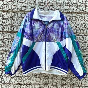 Vintage 80s 90s windbreaker track suit East West